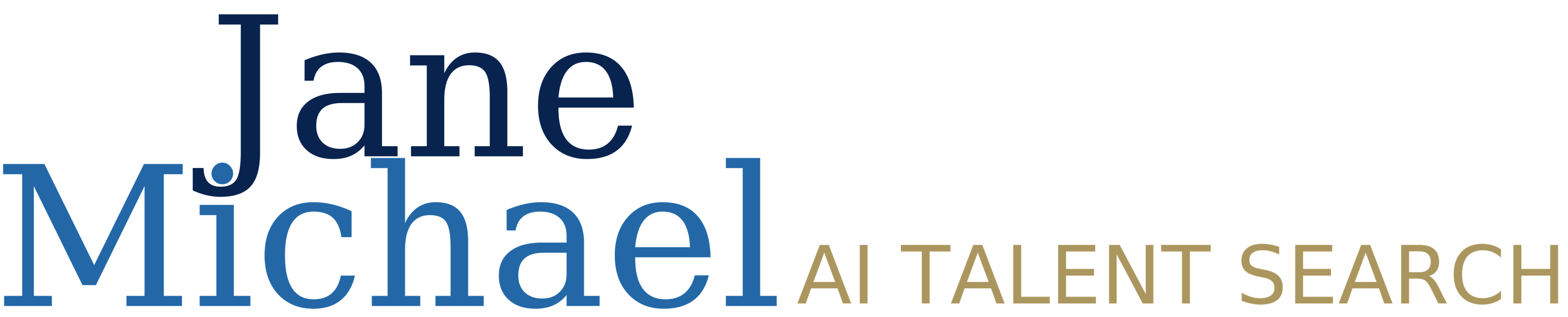 Jane Michael AI Talent Search Logo